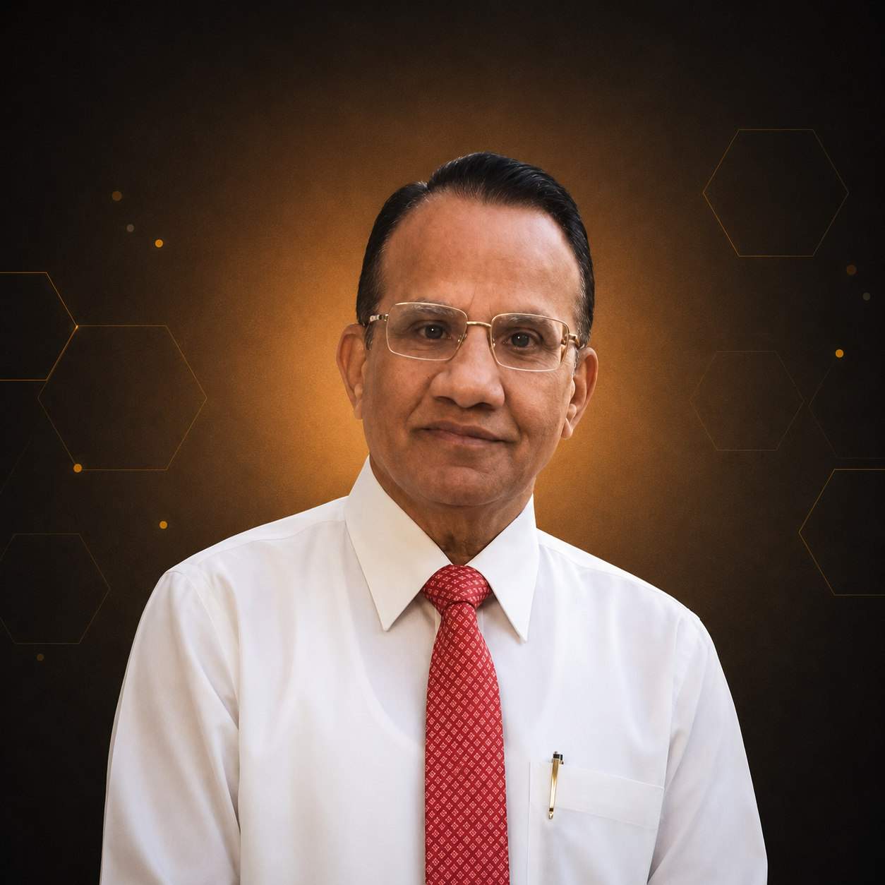Portrait of Dr. Baldev Prajapati, Paediatric